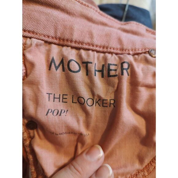 Mother Women's Size 27 The Looker Pop Old Rose Pink Jeans RARE - Picture 6 of 8